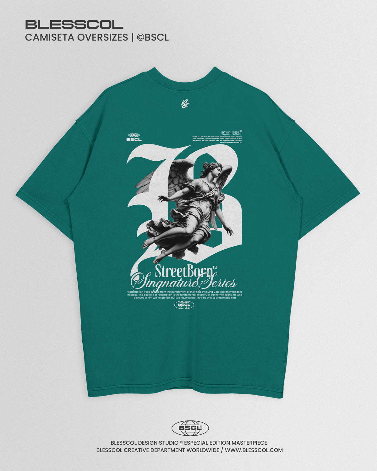 CAMISETA OVERSIZE STREETBORN SIGNATURE B