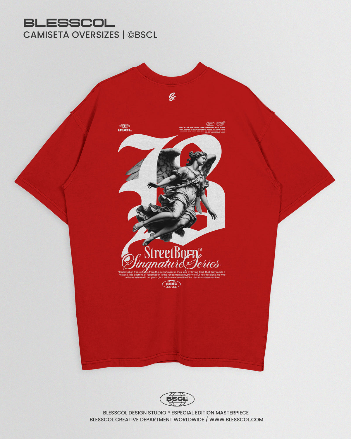 CAMISETA OVERSIZE STREETBORN SIGNATURE B