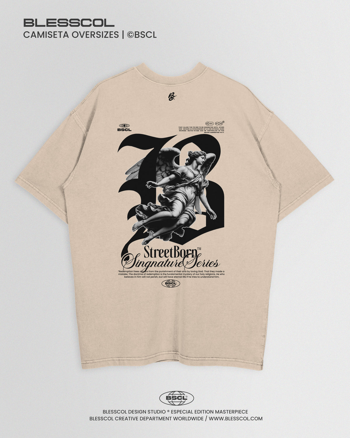 CAMISETA OVERSIZE STREETBORN SIGNATURE B