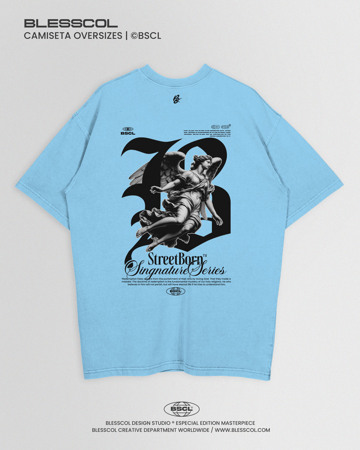CAMISETA OVERSIZE STREETBORN SIGNATURE B