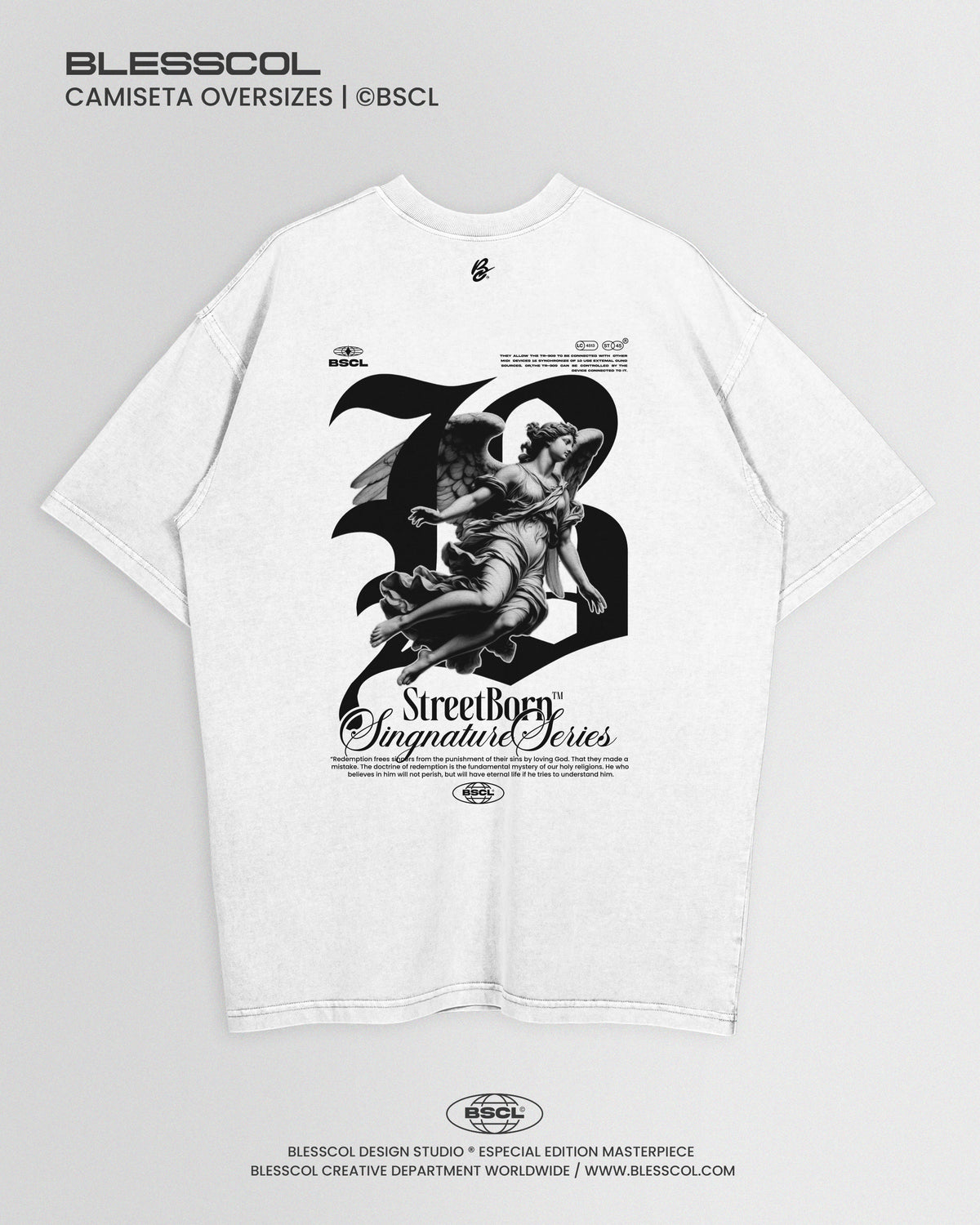 CAMISETA OVERSIZE STREETBORN SIGNATURE B