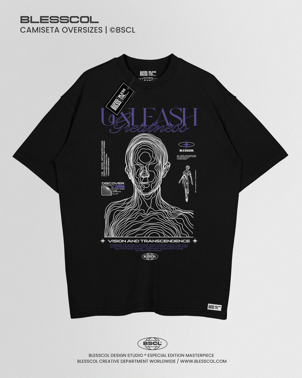 CAMISETA OVERSIZE VISION TRANSCENDENT