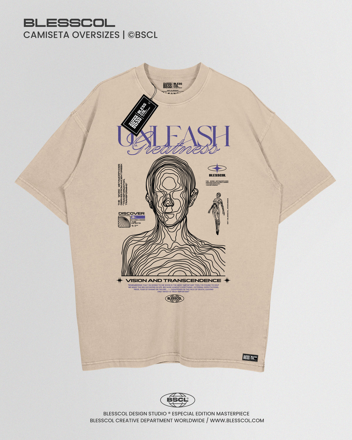CAMISETA OVERSIZE VISION TRANSCENDENT