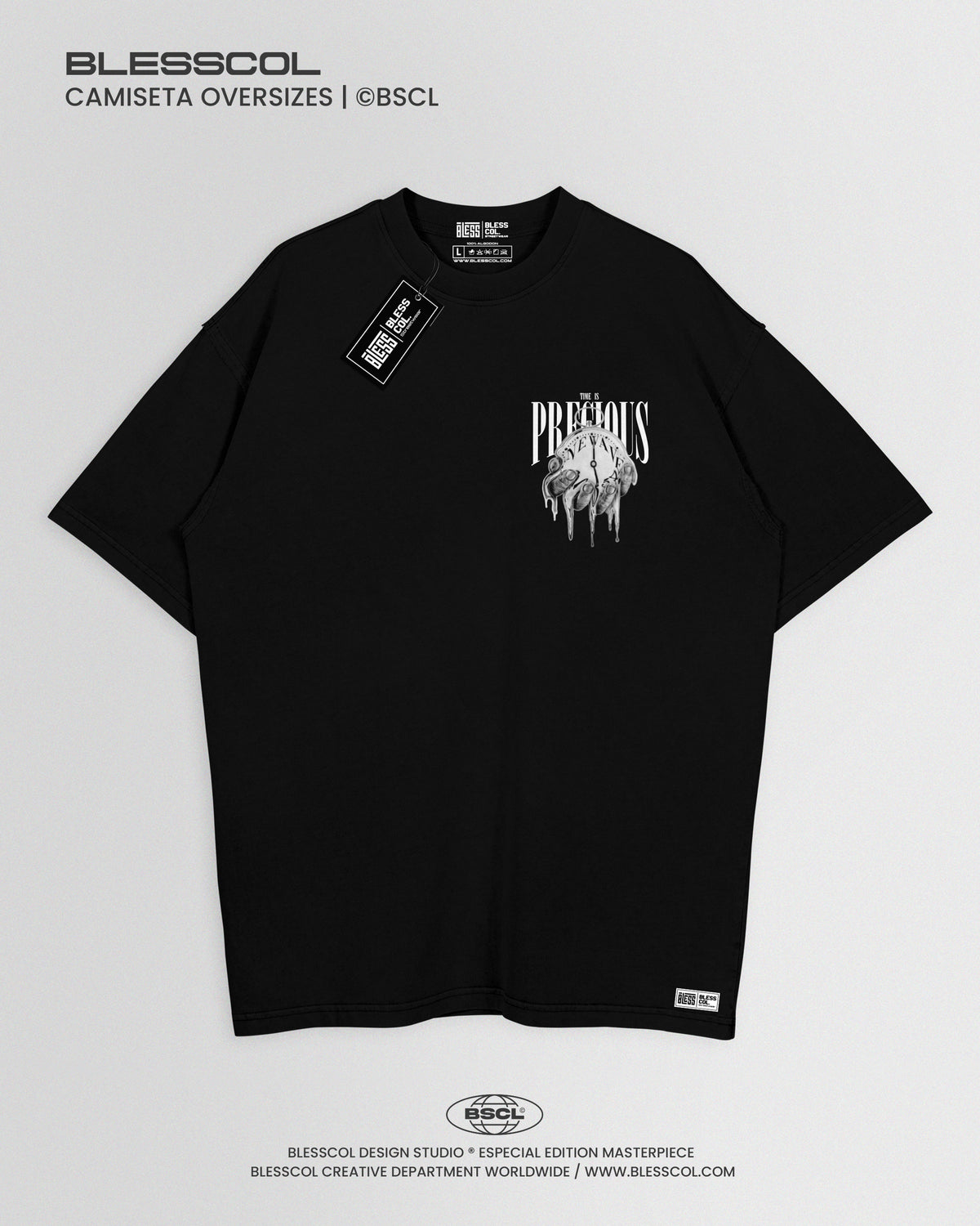 CAMISETA OVERSIZE TIME IS PRECIOUS