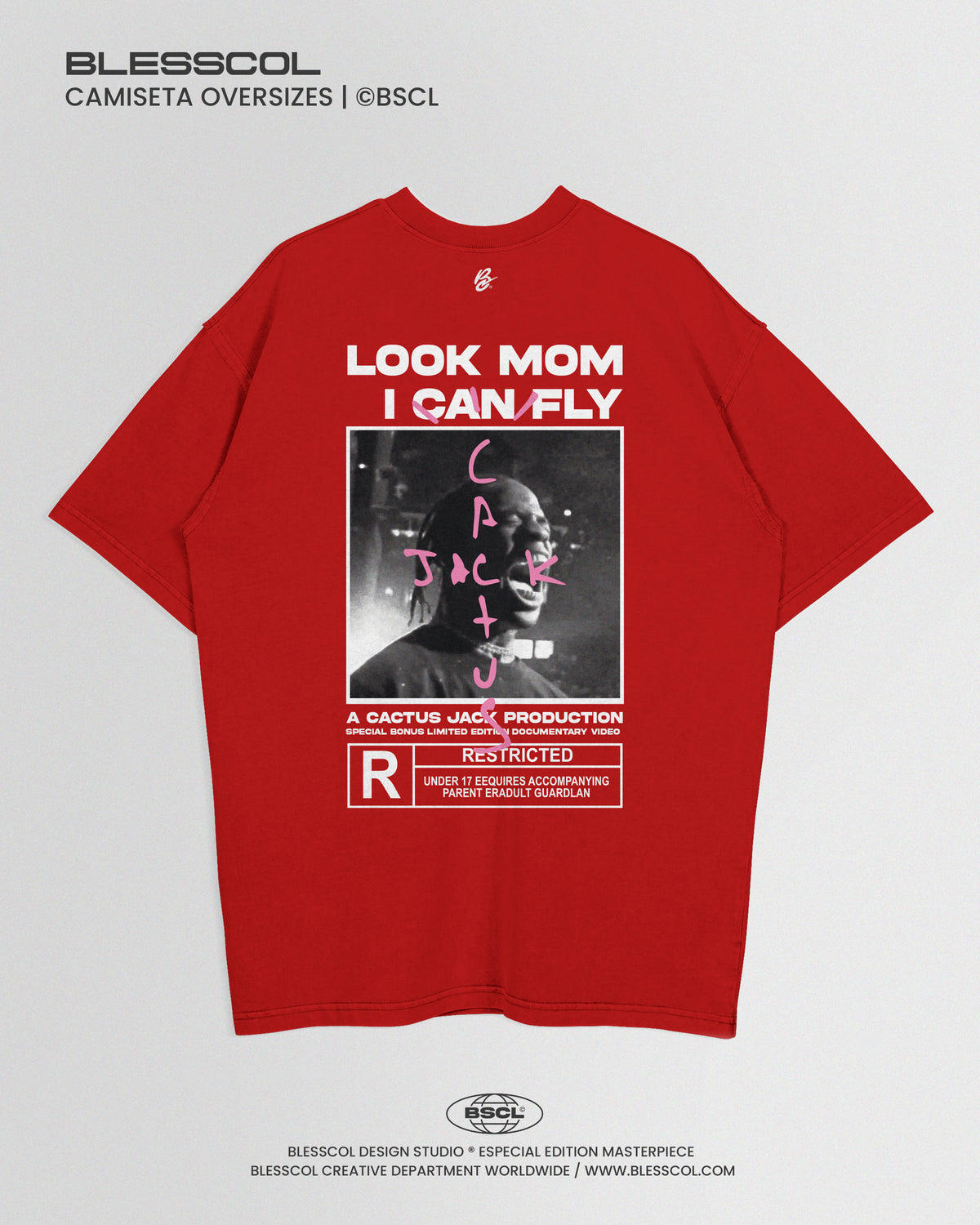 CAMISETA OVERSIZE TRAVIS SCOTT