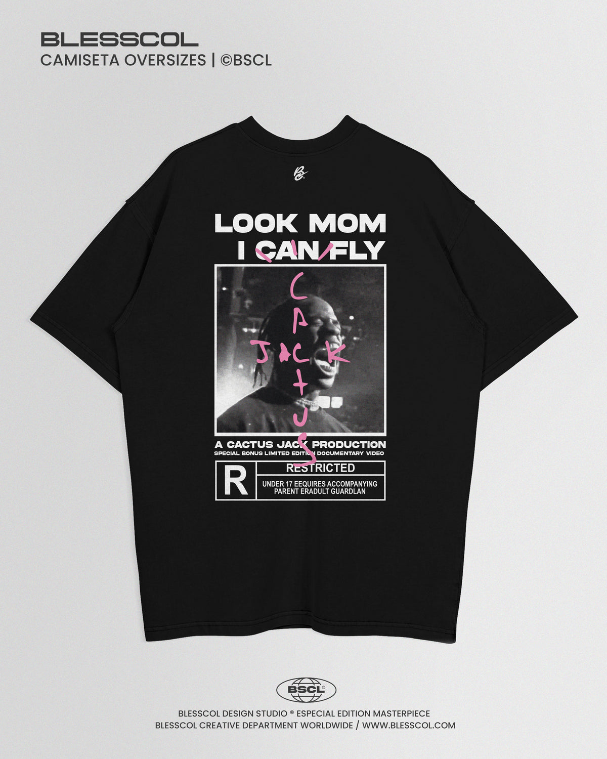 CAMISETA OVERSIZE TRAVIS SCOTT
