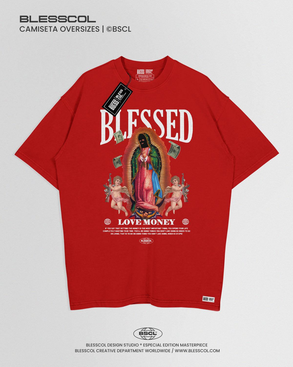 CAMISETA OVERSIZE VIRGIN BLESS