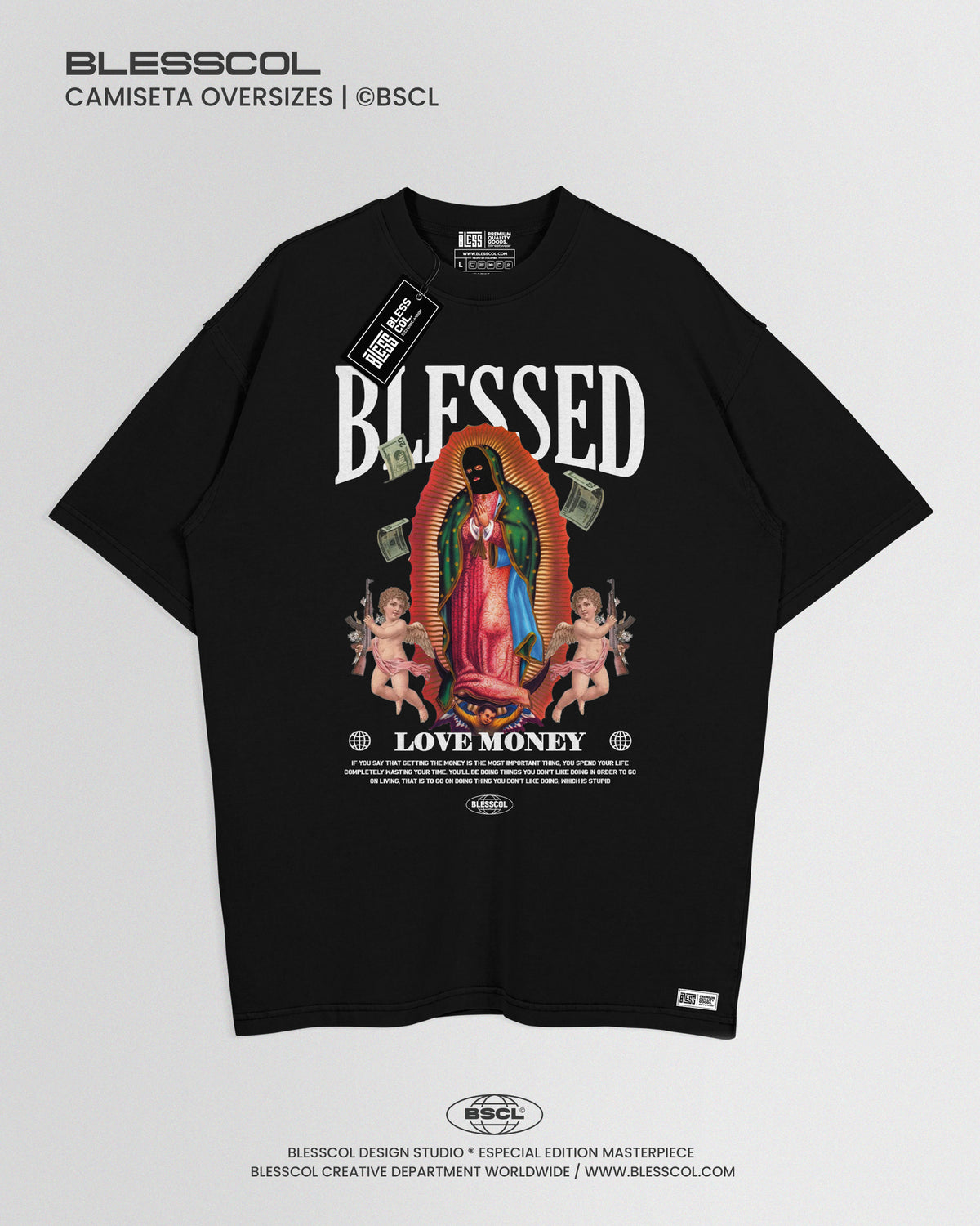 CAMISETA OVERSIZE VIRGIN BLESS