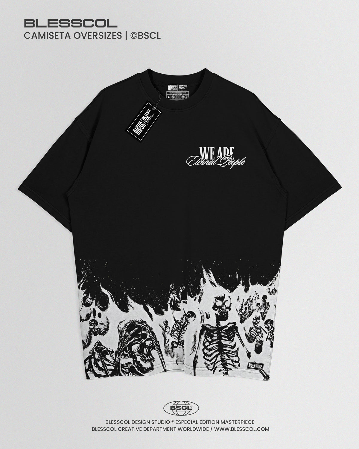 CAMISETA OVERSIZE WE ARE ETERNAL PEOPLE