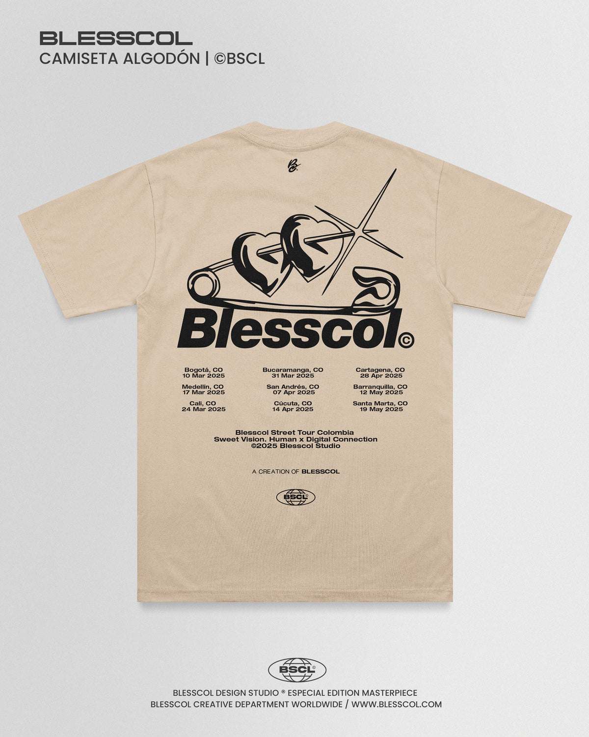 CAMISETA STREET TOUR COL BLESS