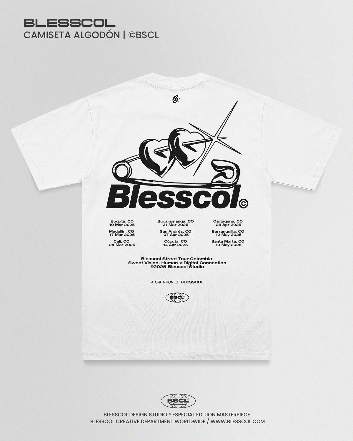 CAMISETA STREET TOUR COL BLESS