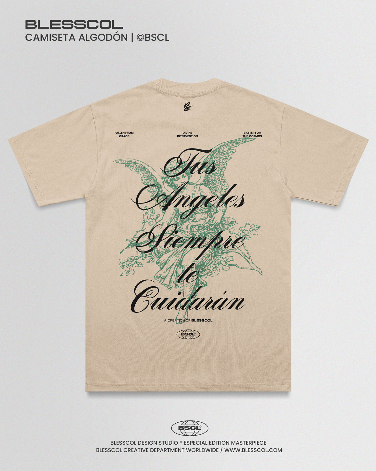 CAMISETA TUS ANGELES TE CUIDARÁN