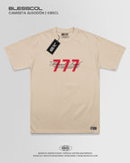 CAMISETA UNISEX BLESSED LUCK 777
