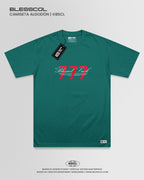 CAMISETA UNISEX BLESSED LUCK 777