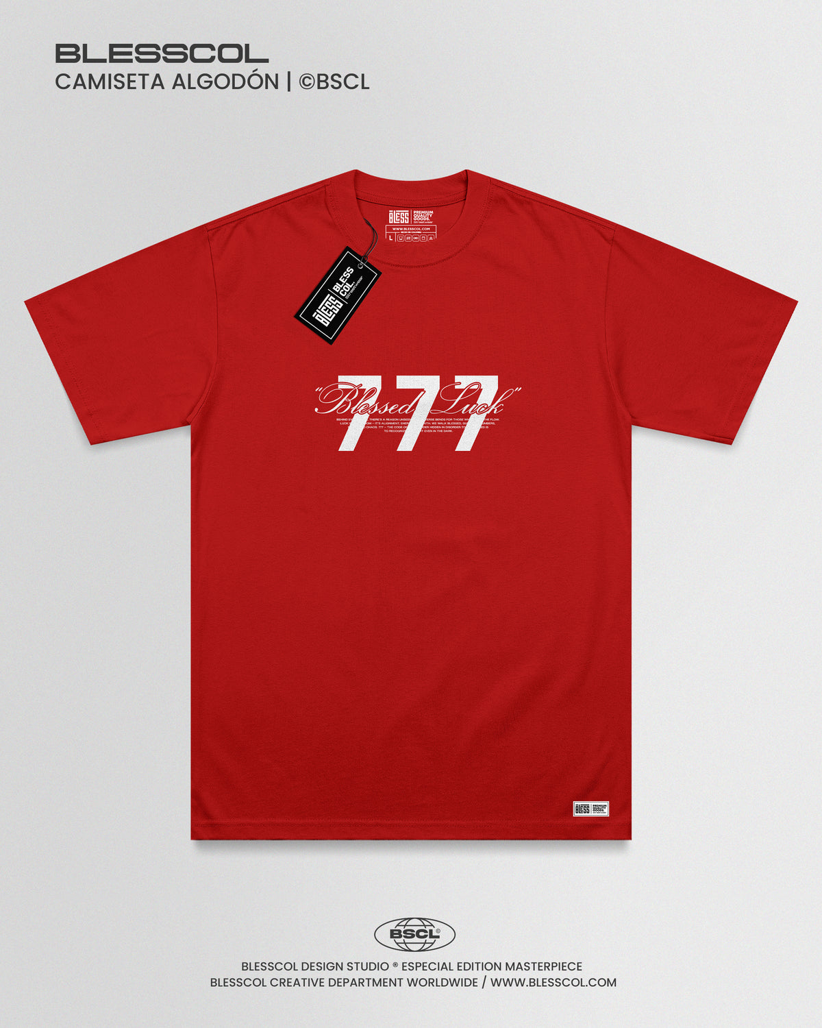 CAMISETA UNISEX BLESSED LUCK 777