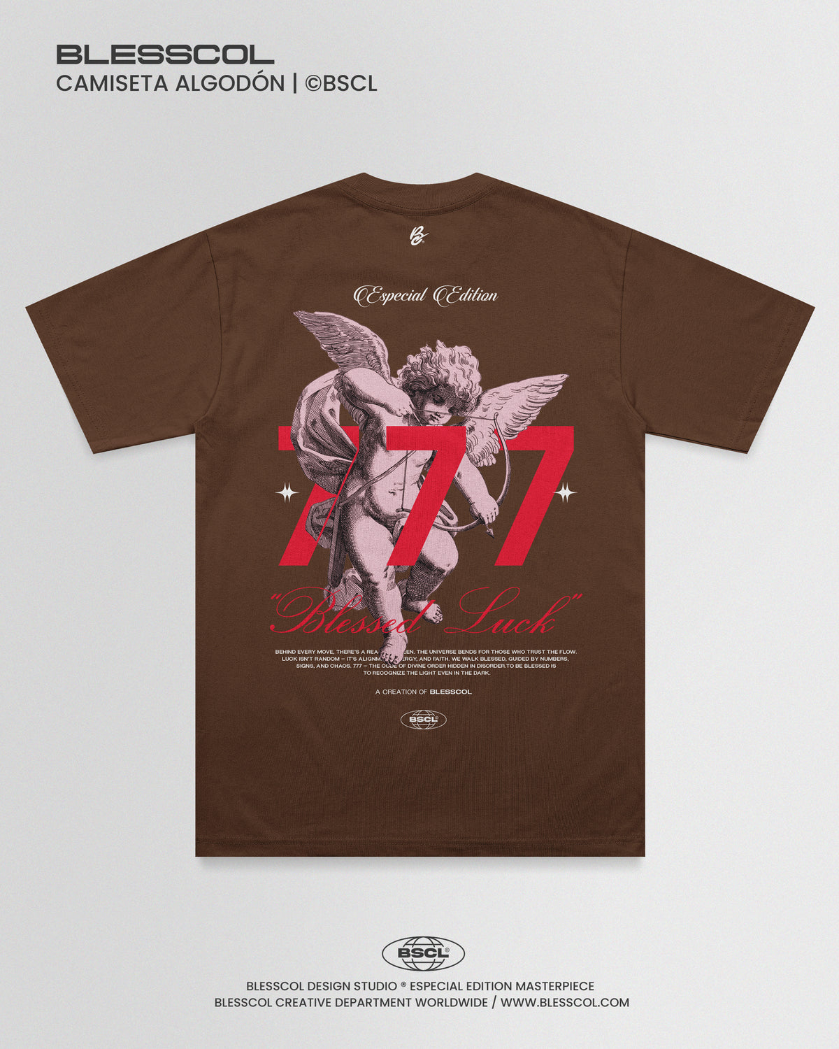 CAMISETA UNISEX BLESSED LUCK 777
