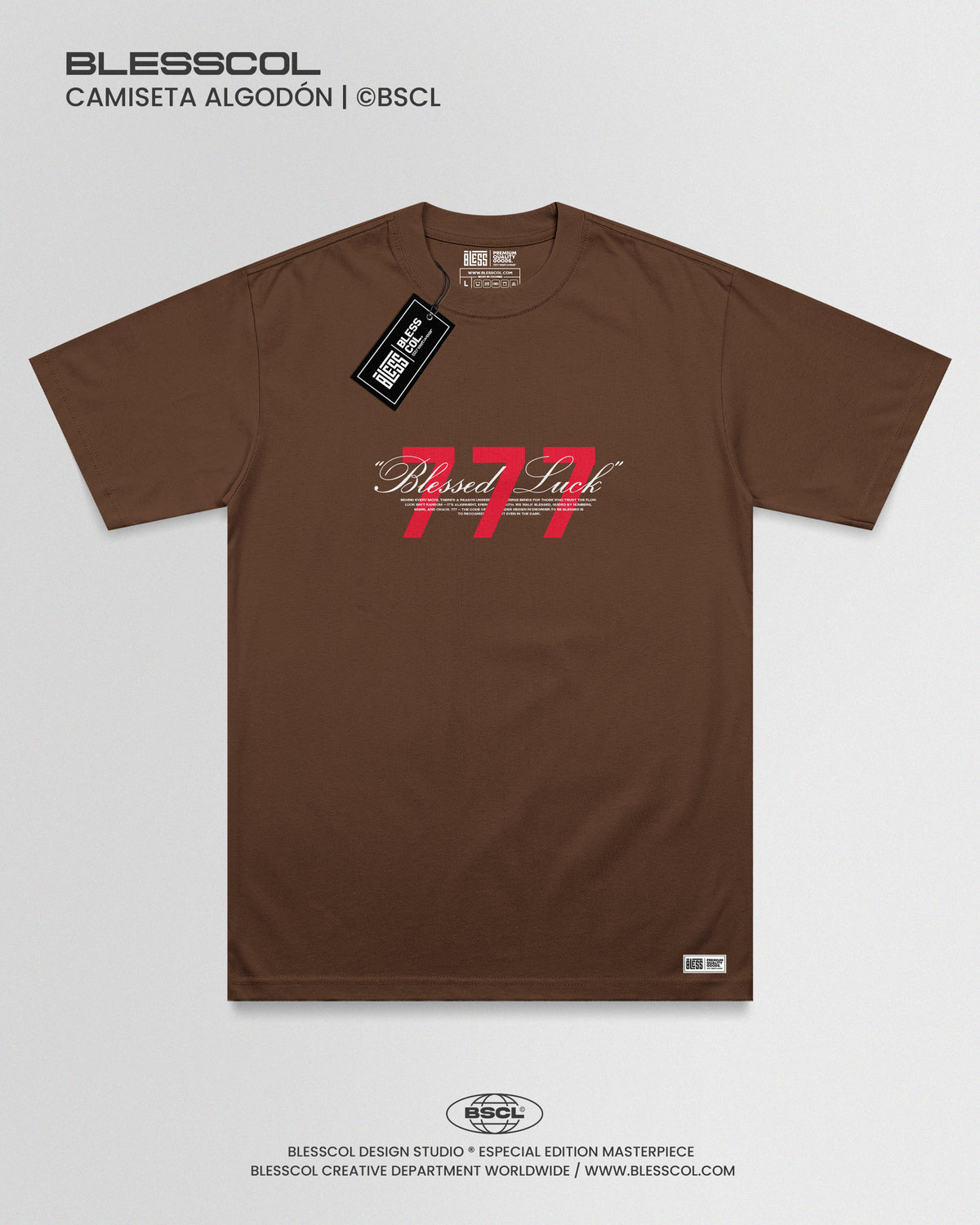 CAMISETA UNISEX BLESSED LUCK 777