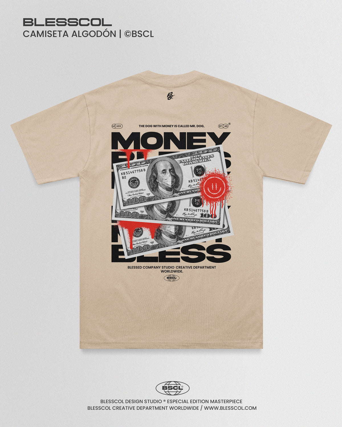 CAMISETA BLESS MONEY EDITION