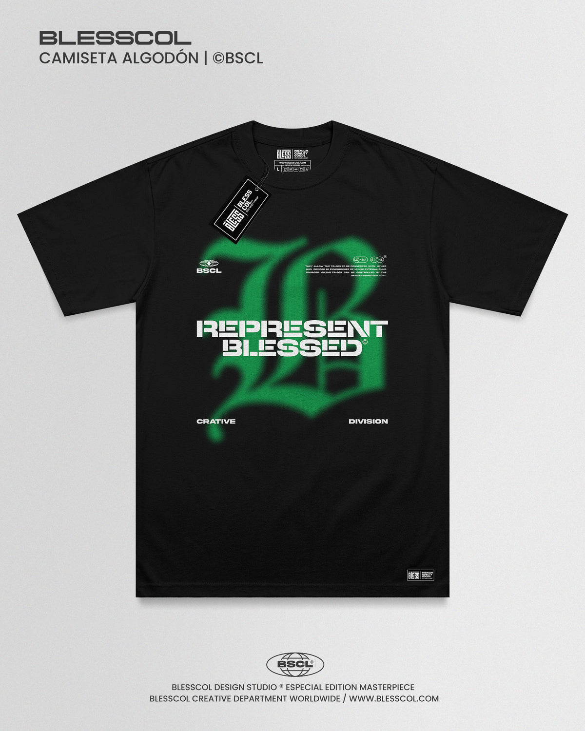CAMISETA BLESSED REPRESENT B