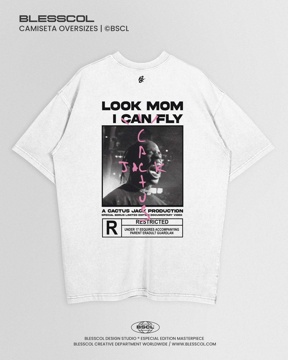 CAMISETA OVERSIZE TRAVIS SCOTT