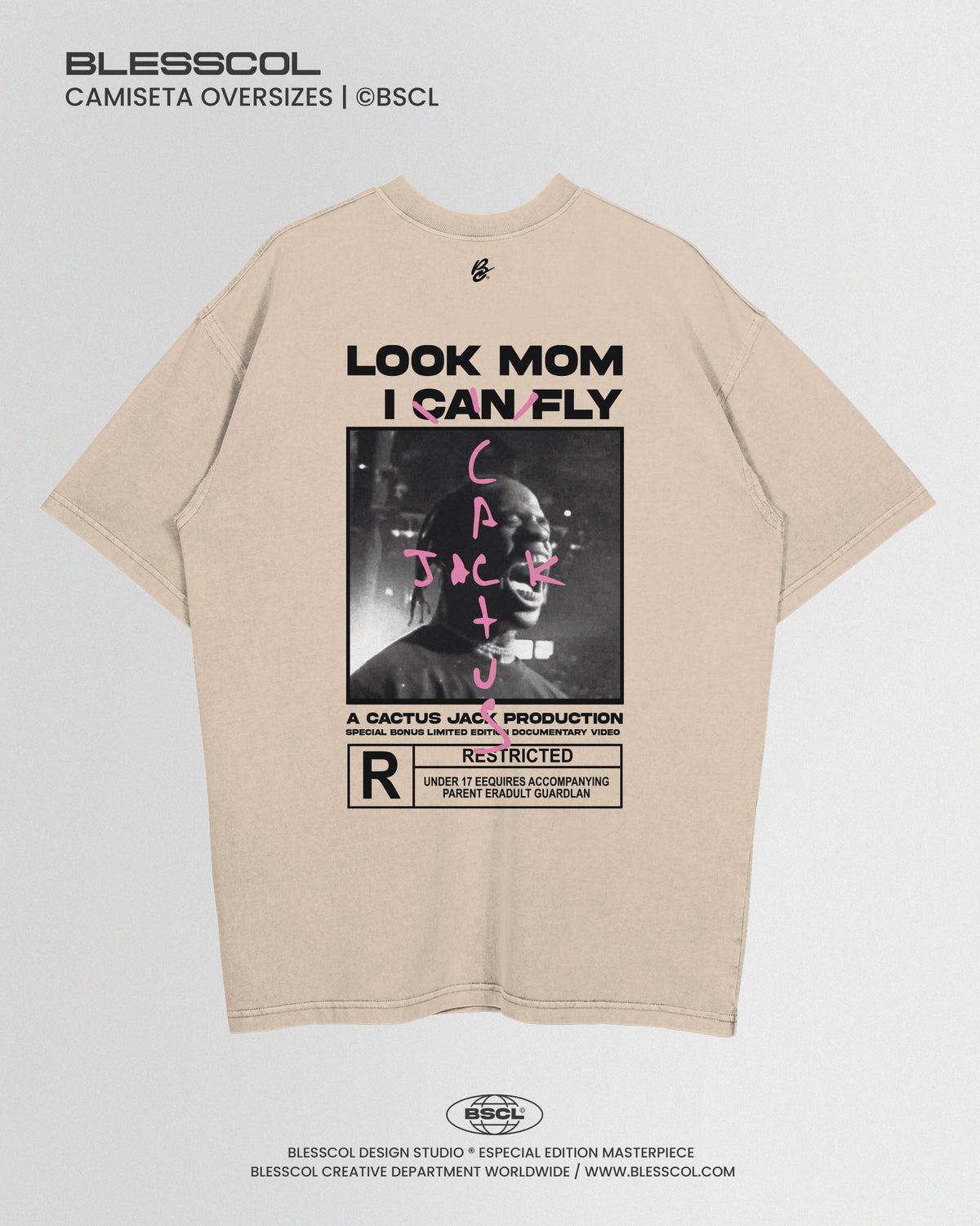 CAMISETA OVERSIZE TRAVIS SCOTT