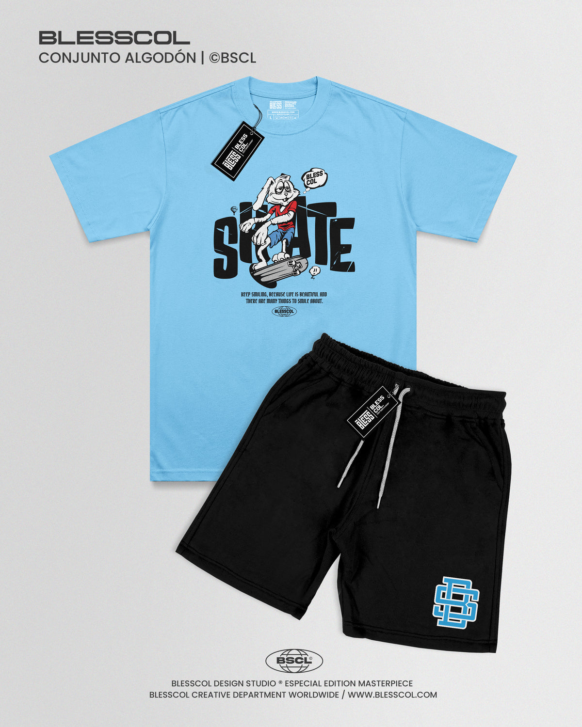 CONJUNTO SKATE BLESS EDITION
