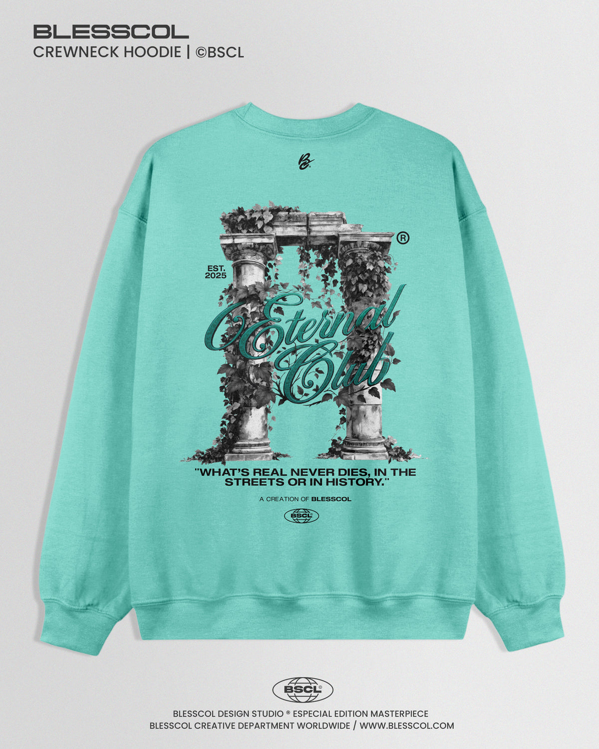 CREWNECK HOODIE BLESSED BETERNAL CLUB