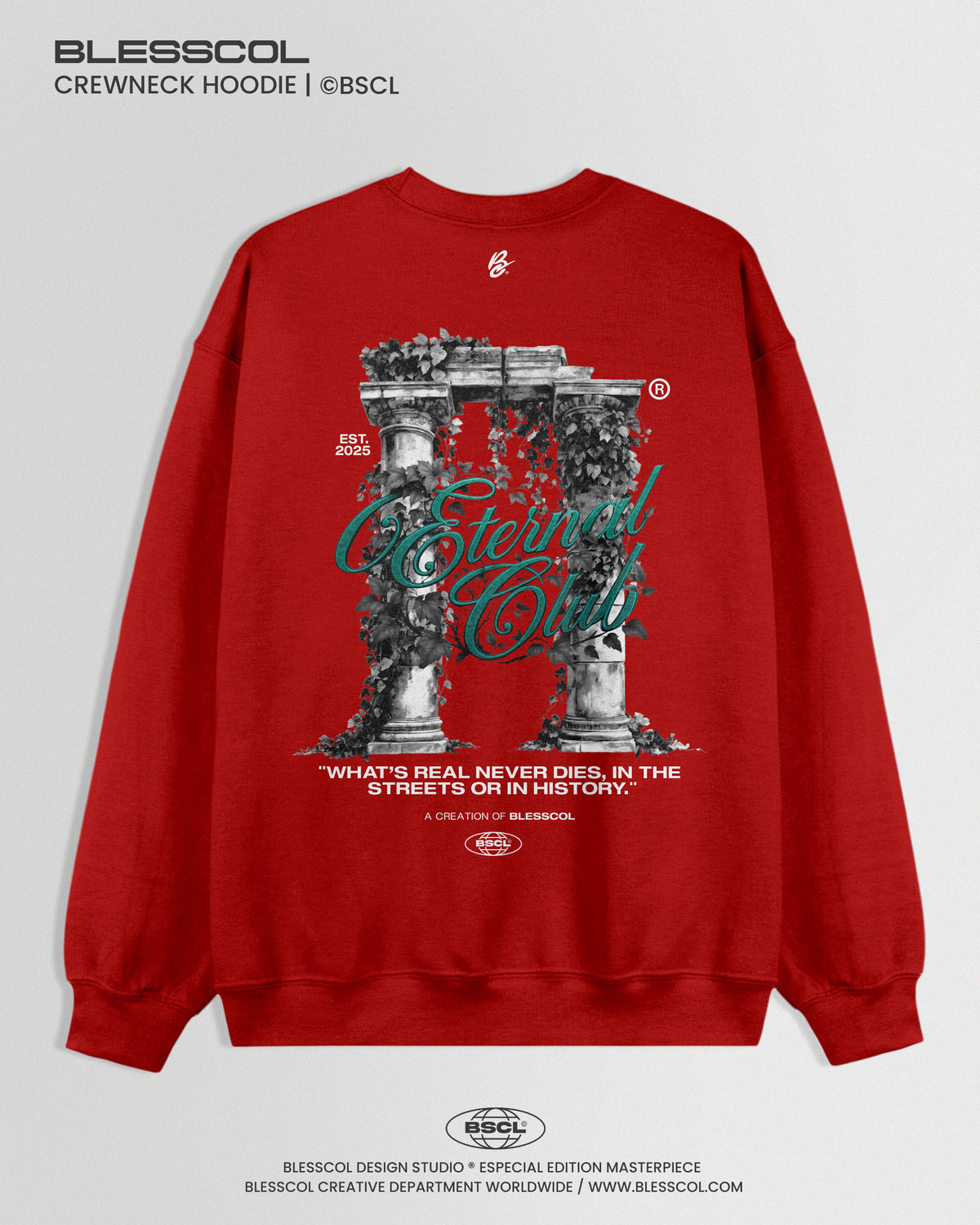 CREWNECK HOODIE BLESSED BETERNAL CLUB