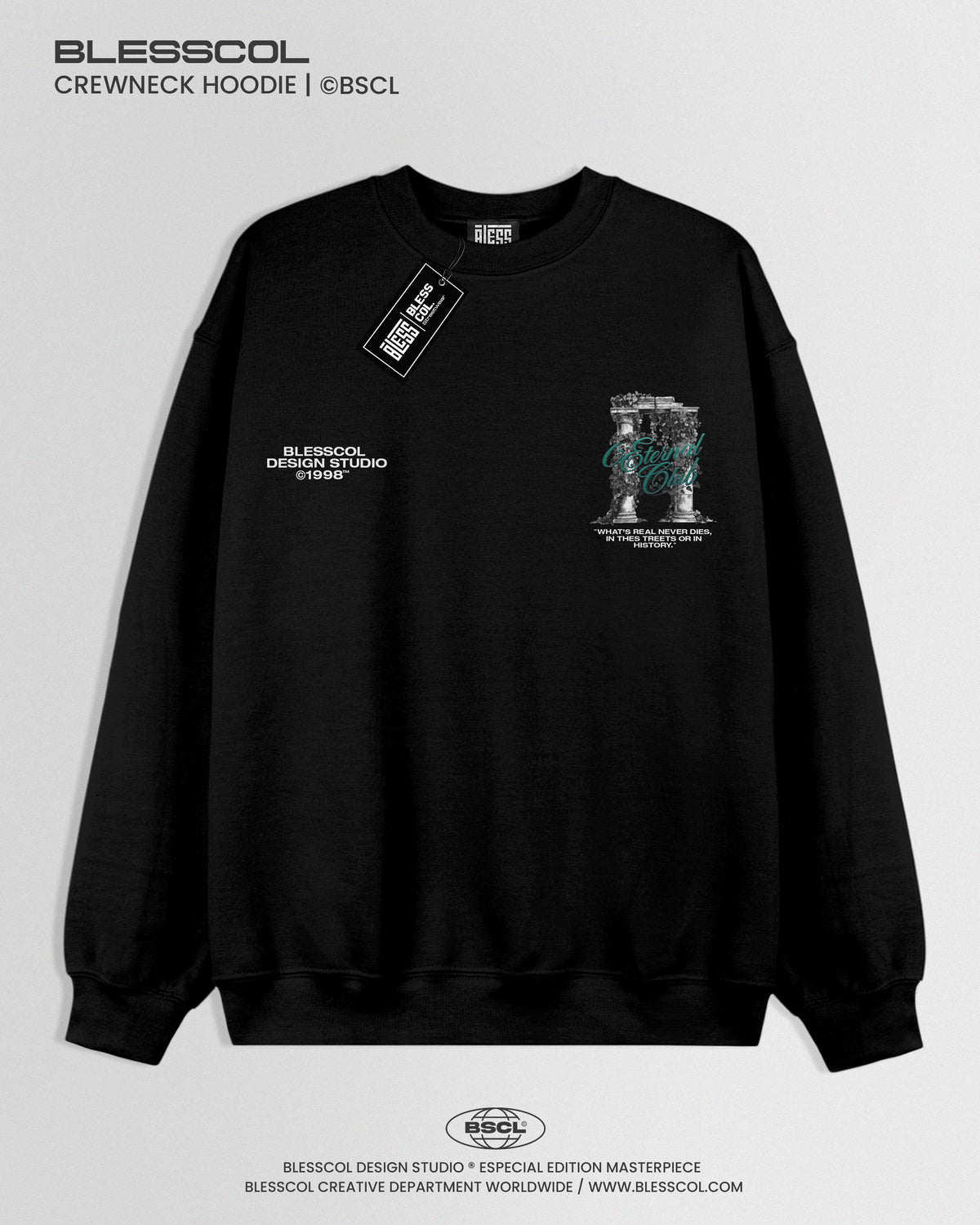 CREWNECK HOODIE BLESSED BETERNAL CLUB