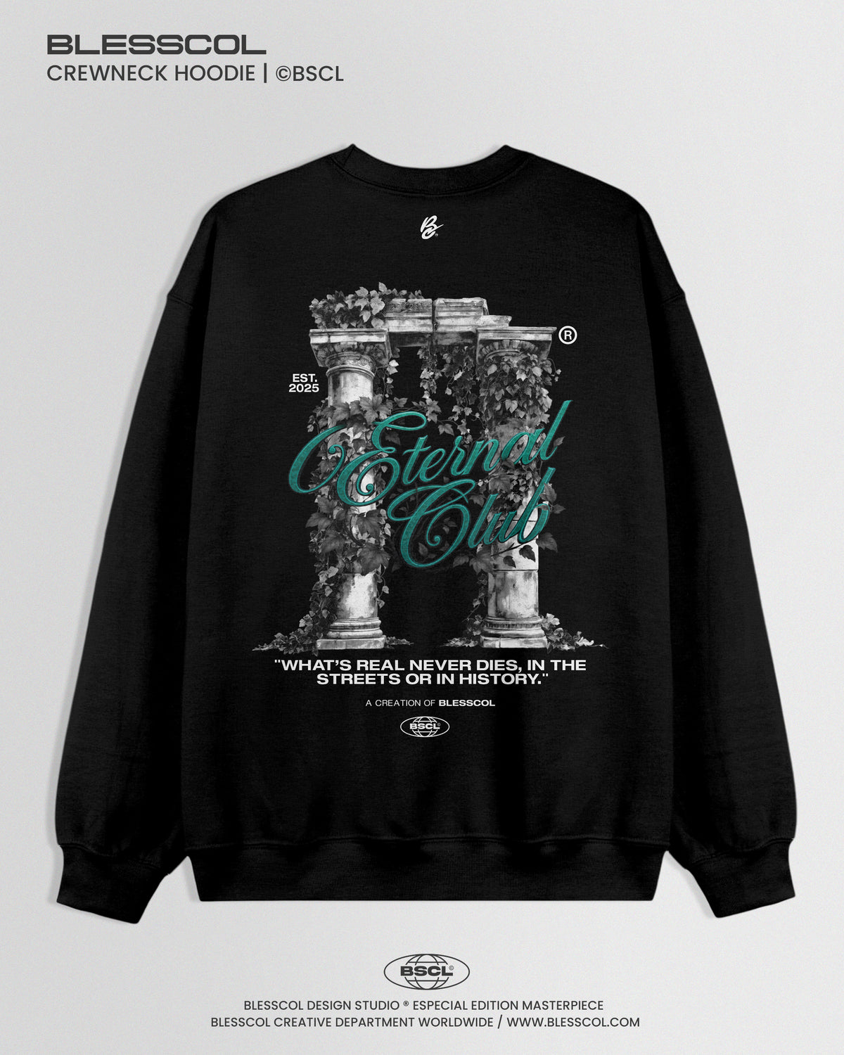 CREWNECK HOODIE BLESSED BETERNAL CLUB