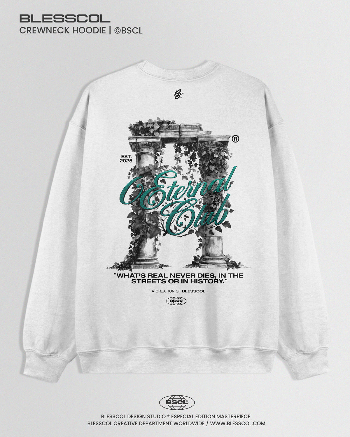 CREWNECK HOODIE BLESSED BETERNAL CLUB