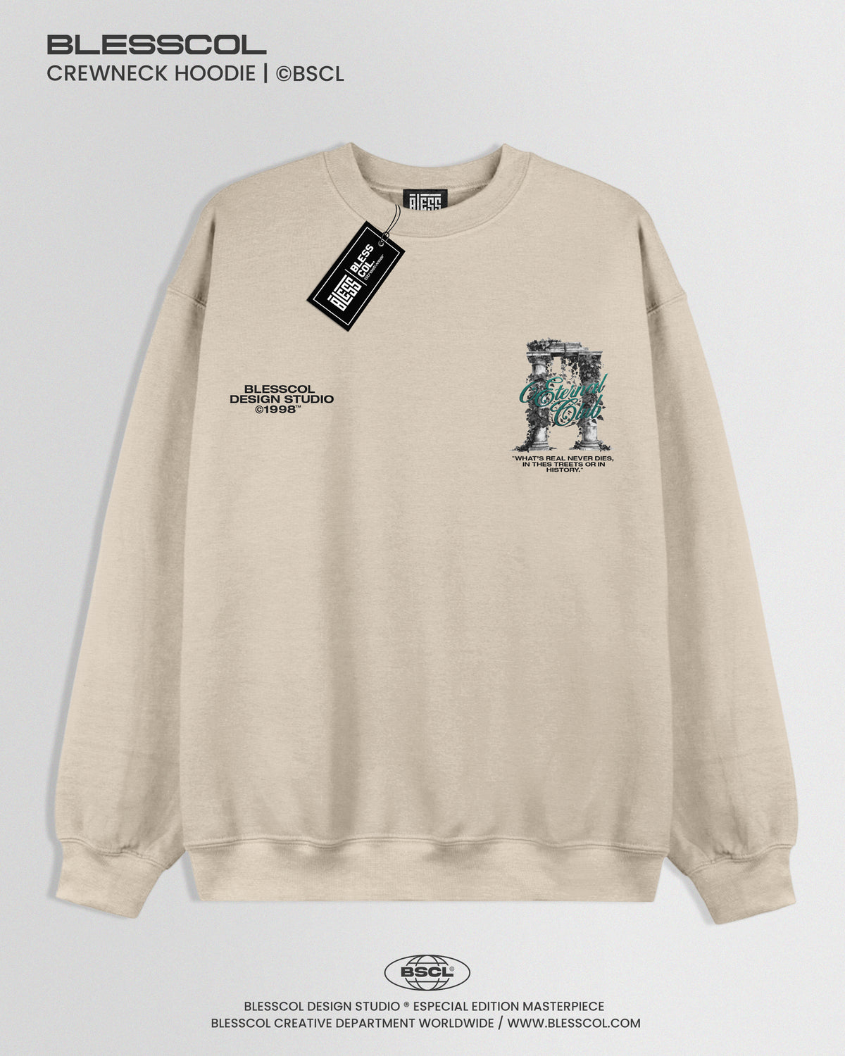 CREWNECK HOODIE BLESSED BETERNAL CLUB