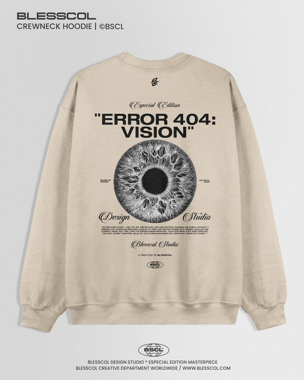 CREWNECK HOODIE ERROR 404 VISION EDITION