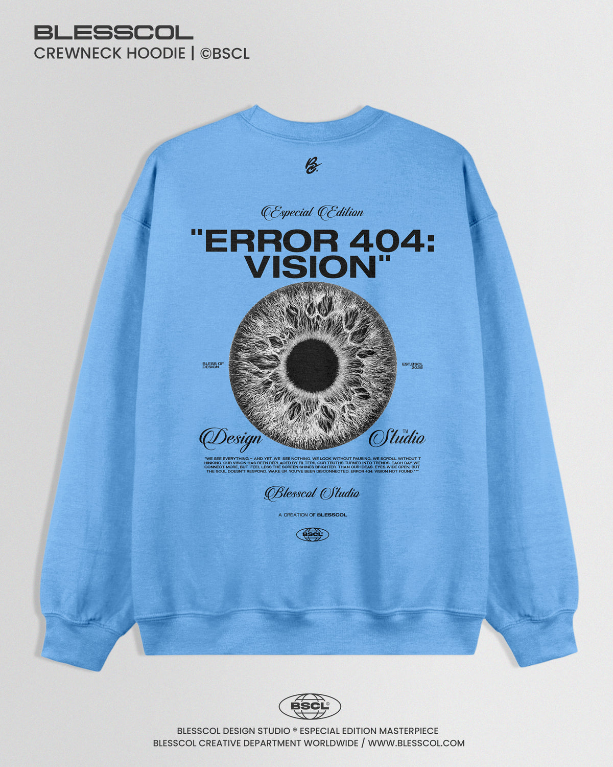 CREWNECK HOODIE ERROR 404 VISION EDITION