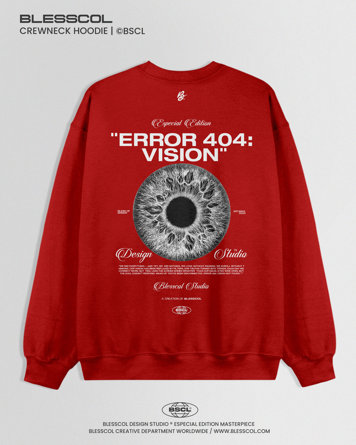 CREWNECK HOODIE ERROR 404 VISION EDITION