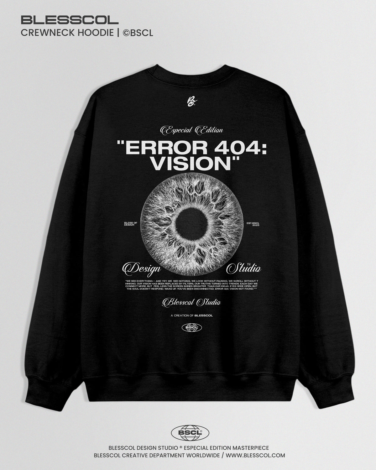 CREWNECK HOODIE ERROR 404 VISION EDITION