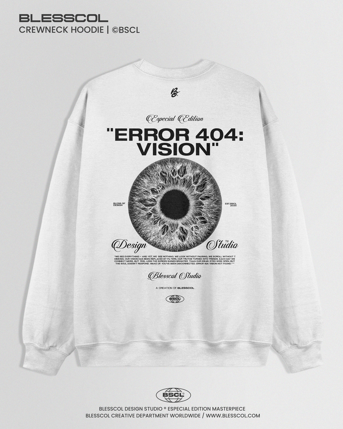 CREWNECK HOODIE ERROR 404 VISION EDITION