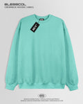 CREWNECK HOODIE BASICO VERDE MENTA