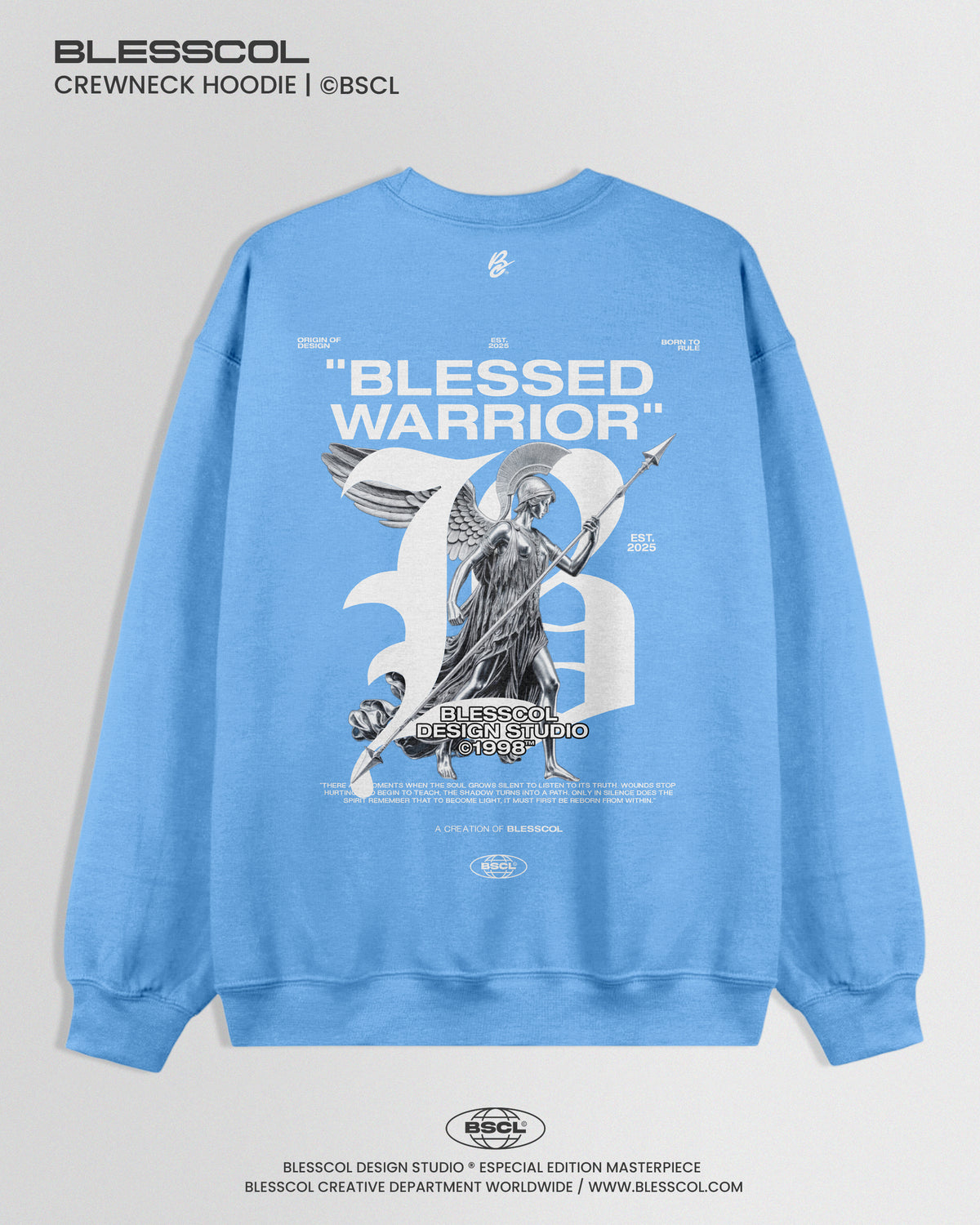CREWNECK HOODIE BLESSED WARRIOR