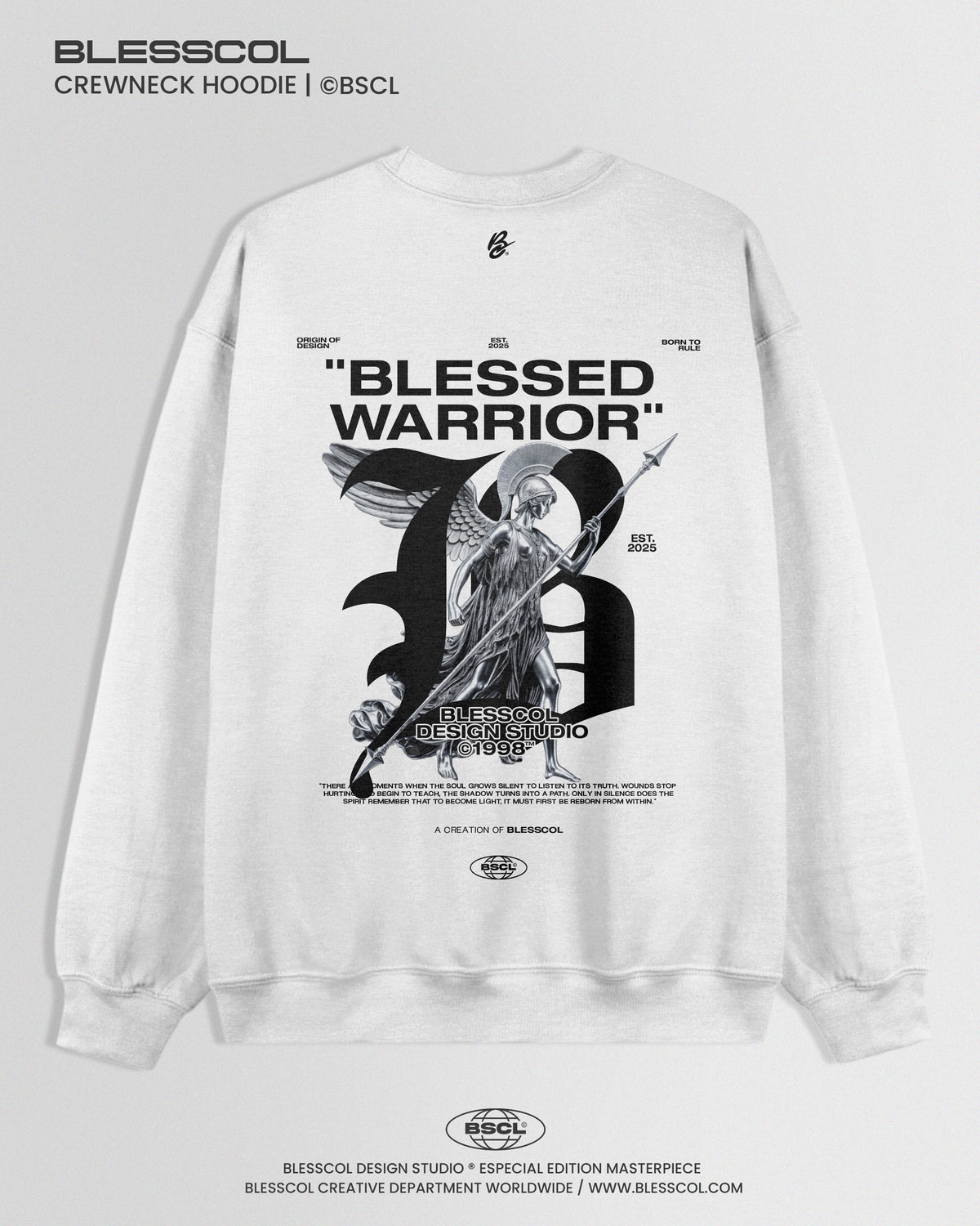CREWNECK HOODIE BLESSED WARRIOR