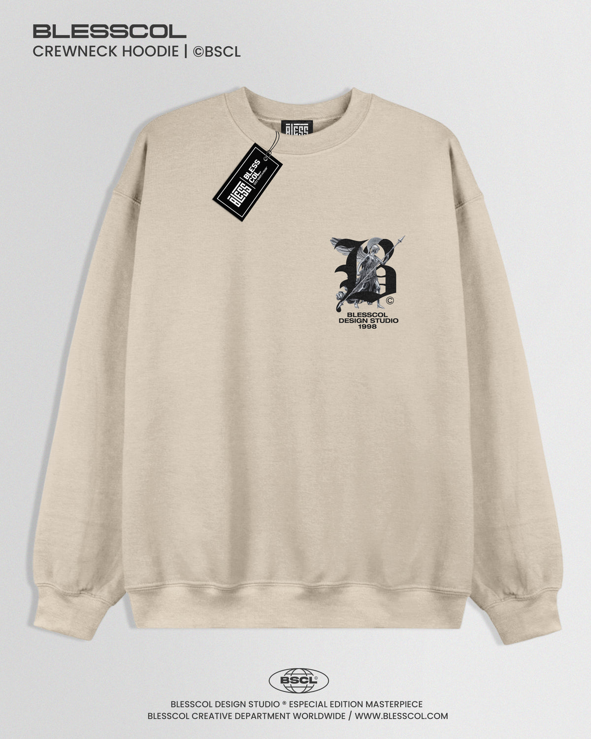 CREWNECK HOODIE BLESSED WARRIOR