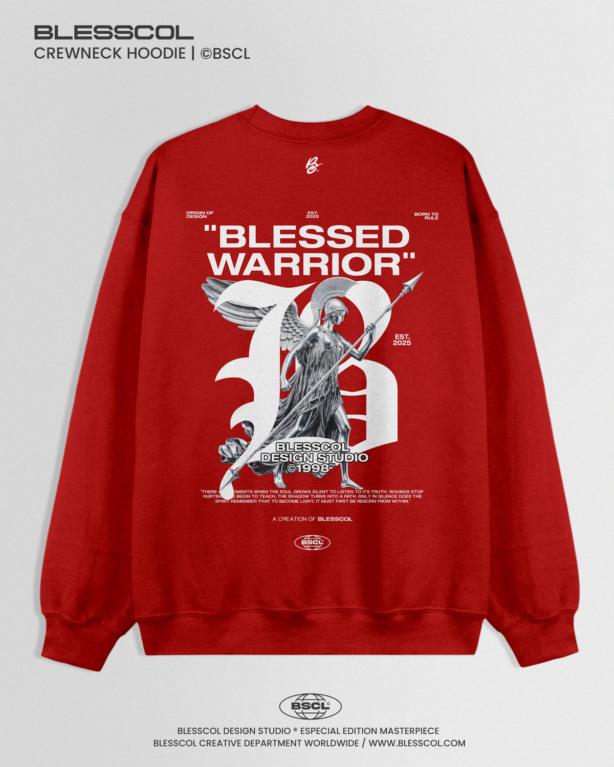 CREWNECK HOODIE BLESSED WARRIOR