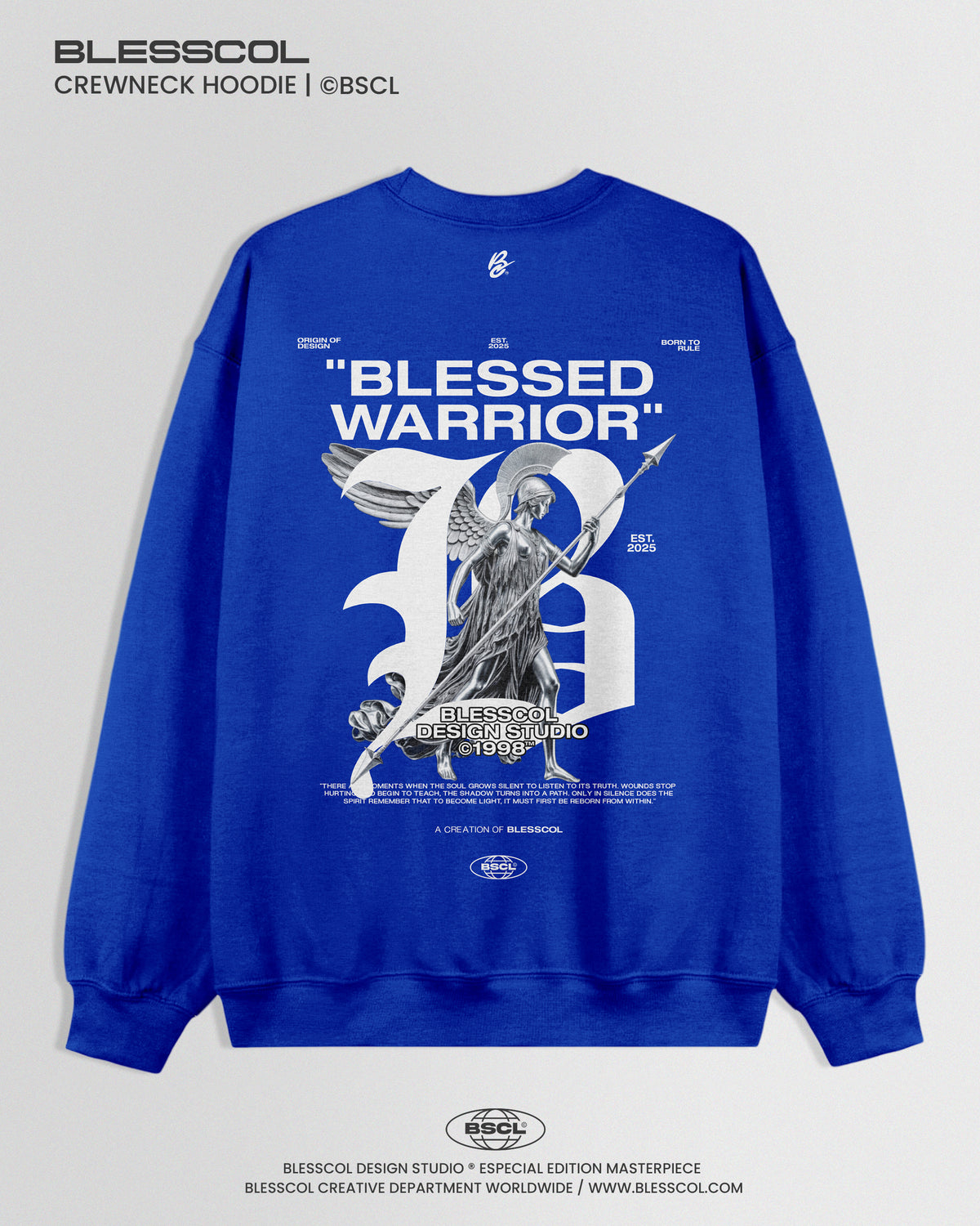 CREWNECK HOODIE BLESSED WARRIOR