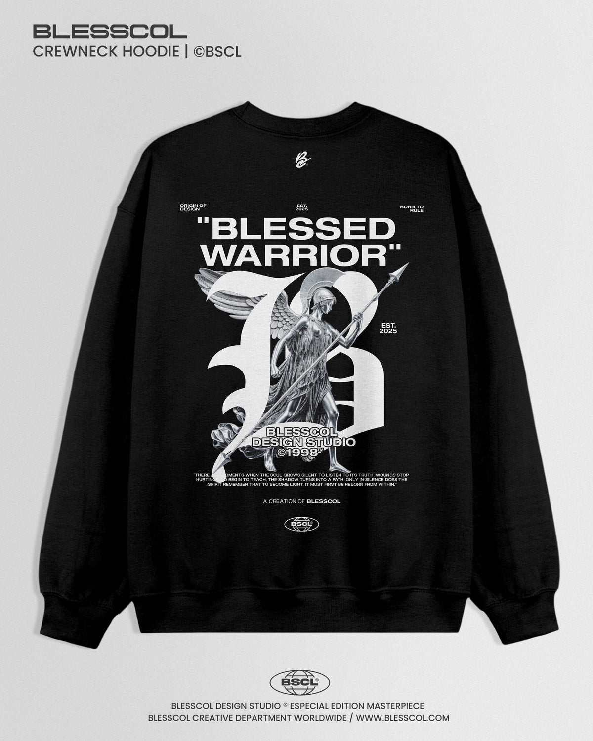 CREWNECK HOODIE BLESSED WARRIOR