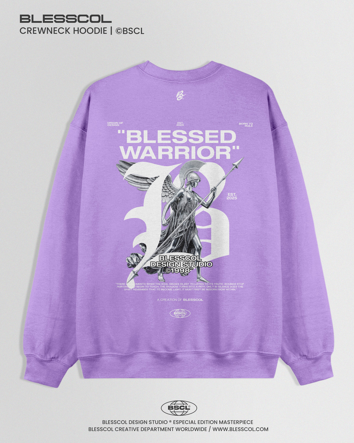 CREWNECK HOODIE BLESSED WARRIOR