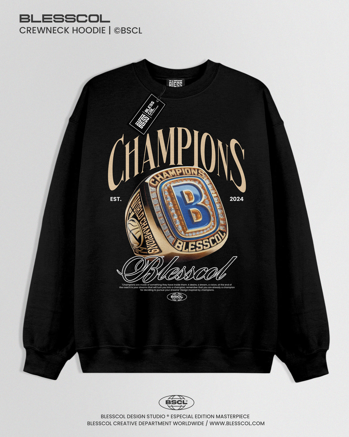 CREWNECK HOODIE  CHAMPIONS X BLESSCOL