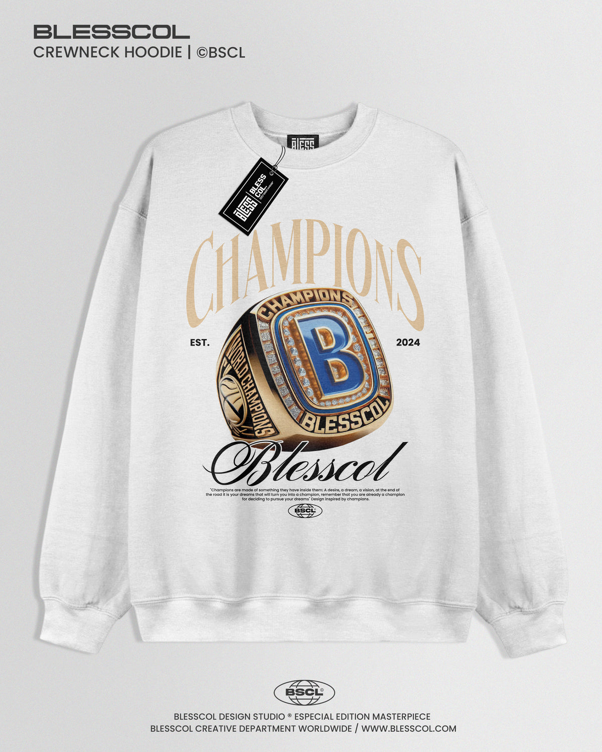 CREWNECK HOODIE  CHAMPIONS X BLESSCOL