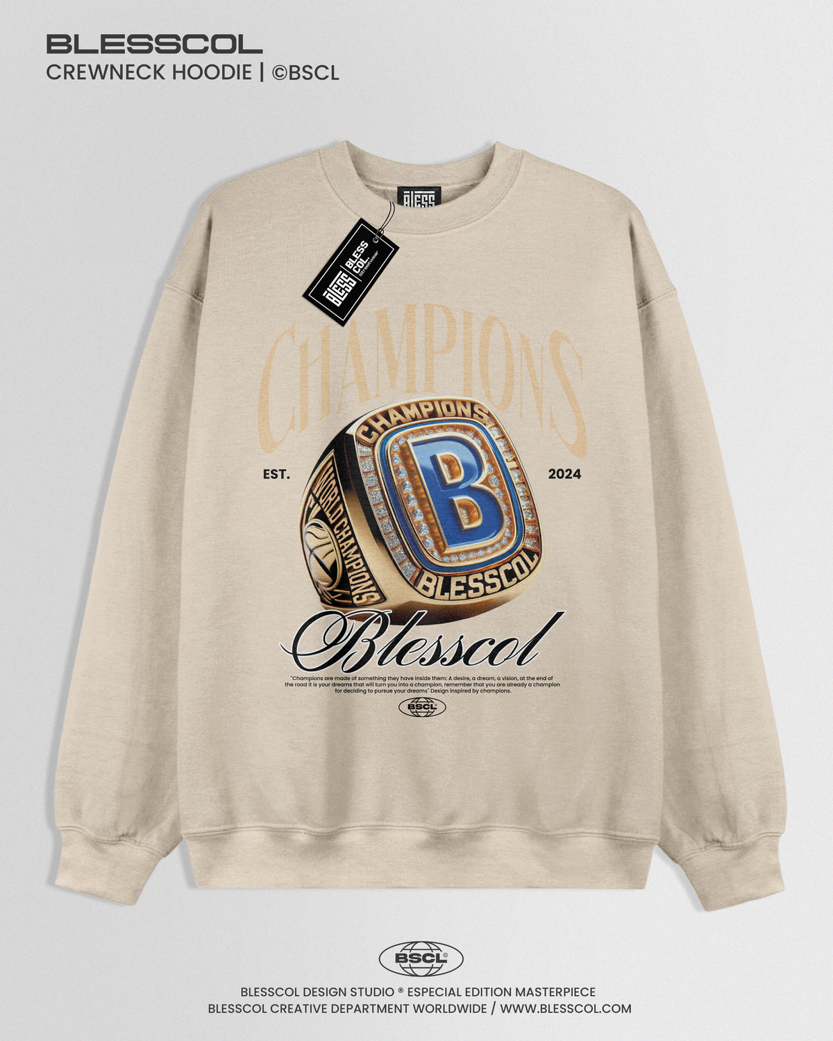CREWNECK HOODIE  CHAMPIONS X BLESSCOL
