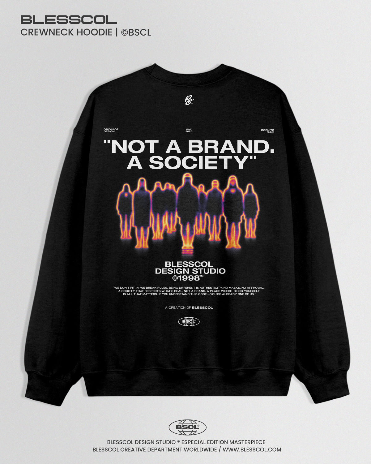 CREWNECK HOODIE NOT A BRAND EDITION