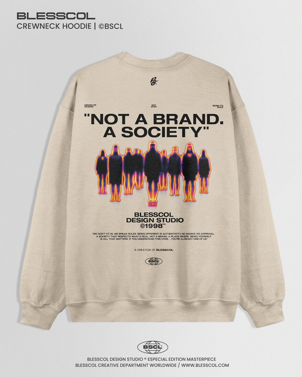 CREWNECK HOODIE NOT A BRAND EDITION